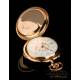 Antique Gold Minute-Repeater Pocket Watch + Chronometer. Switzerland, Circa 1910