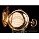 Antique Gold Minute-Repeater Pocket Watch + Chronometer. Switzerland, Circa 1910