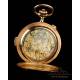 Antique Invicta Pocket Watch. Minute Repeater. Chronograph. Gold. Circa 1900