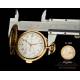 Antiguo Reloj de Bolsillo Oro 18K. Repetición a Minutos y Cronómetro. Suiza, Circa 1910
