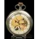 Antiguo Reloj Doxa Erótico. Esfera Pintada a Mano. Suiza, Circa 1910