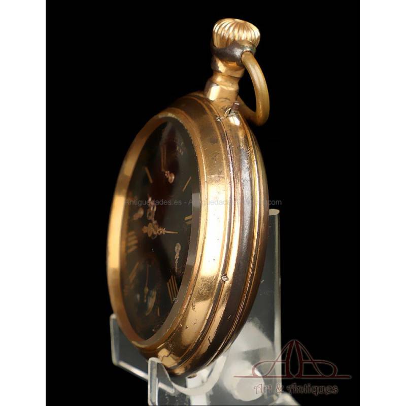 Cuivre pocket hotsell watch 18k