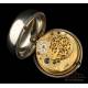 Antique Wikelmann Verge-Fusee Pocket Watch. Silver Double Case. London, England, 1784