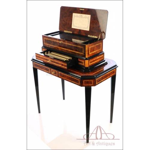 Spectacular Reuge 144-Note Interchangeable Grand Cartel SH 4/144 Music Box