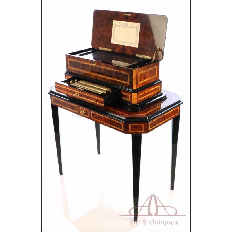 Spectacular Reuge 144-Note Interchangeable Grand Cartel SH 4/144 Music Box