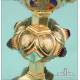 Superb Antique Neo-Gothic Gilt Silver Chalice with Enamels. France, Circa 1900