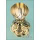 Superb Antique Neo-Gothic Gilt Silver Chalice with Enamels. France, Circa 1900