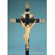 Antique Ivory Christ with Silver Appliqués. 19th Century. With CITES