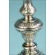 Antique Spanish Solid-Silver Chalice. 18th Century. Spanish, Circa 1780