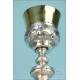 Antique Spanish Solid-Silver Chalice. 18th Century. Spanish, Circa 1780