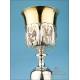 Antique Silver Chalice with Silver Paten. Paris, France, 1818-1838