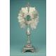 Gran Custodia Antigua en Plata. 100% Plata. 70 cm. Francia, S. XIX