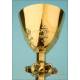 Antique Gilt-Silver Chalice with Silver Medallions. France, Circa 1900