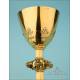 Antique Gilt-Silver Chalice with Silver Medallions. France, Circa 1900