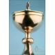 Antique 100% Solid-Silver Ciborium with Pearls. France, Circa 1925