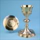 Gorgeous Antique Gilt-Silver Chalice. Papal Symbols. France, 19th Century