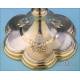 Gorgeous Antique Gilt-Silver Chalice. Papal Symbols. France, 19th Century