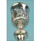 Striking Antique Spanish Silver Chalice. Carreras. Barcelona, Spain, Circa 1840