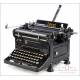 Antique Ideal Typewriter Model D. Germany, 1935