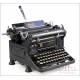 Antique Ideal Typewriter Model D. Germany, 1935