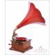 Antique Fadas Horn Gramophone-Phonograph. Madrid, Spain, Circa 1915