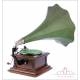 Antique Victor III Gramophone - Phonograph. USA, Circa 1915