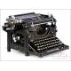 Very Rare Antique Underwood 5 Typewriter with Cyrillic Keyboard. USA, 1914