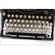 Very Rare Antique Underwood 5 Typewriter with Cyrillic Keyboard. USA, 1914