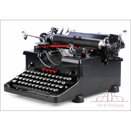 Antique Torpedo 6 Typewriter in Museum Condition. Germany, 1930s