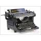 Antique Contin Model C Typewriter. Paris, France, Circa 1935