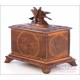 Antique Hand-Carved Humidor or Fountain-Pen Classifier. 19th Century