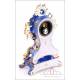 Antique Old Paris Porcelain Clock. France, Circa 1840