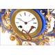 Antique Old Paris Porcelain Clock. France, Circa 1840