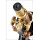 Antique Italian Koritska Microscope. Milan, Italy, Circa 1910