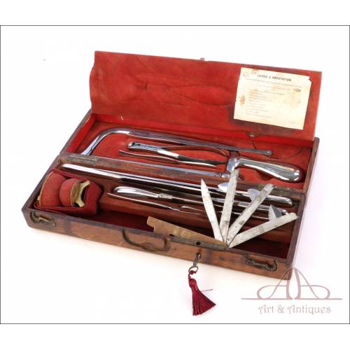 Antique French Army Charriere Surgery Set. France, Circa 1870