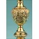 Antique Silver Gilt Chalice with Medallions. France, XIX Century