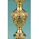 Antique Silver Gilt Chalice with Medallions. France, XIX Century