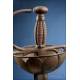 Antique Cup-Hilted Sword by Herman Keisserr. Germany, 17th Century, Circa 1620.