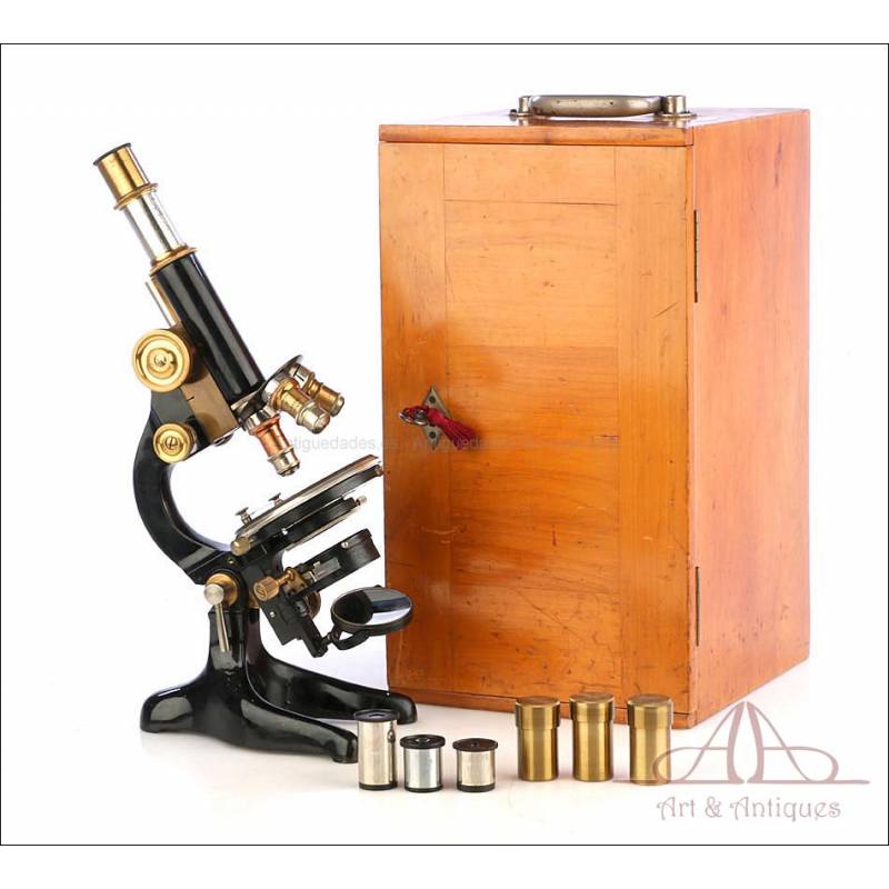 Antique Kremp Wetzlar Monocular Microscope. Germany, 1927
