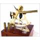 Antique English Brass Sextant. T. Hemsley & Son. London, England, 19th Century