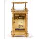 Antiguo y Precioso Reloj de Carromato o de Despacho. Francia, Circa 1900