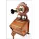 Very Antique and Rare Wall Telephone. Circa 1880