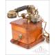 Gorgeous Antique French Desk Telephone Model 1910. France, 1925