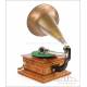 Antique HMV  Typewriter Luxury Junior Monarch Gramophone. France, Circa 1915