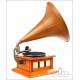 Antique Triumphone Horn Gramophone. Switzerland, Circa 1915