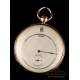 Rare Customized Quarter Repeater P. Le Roy Pocket Watch. France, Circa 1880