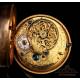 Antiguo Reloj Catalino. Doble caja y Shagreen Verde. James Jamieson, Circa 1760