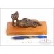 Small Bronze Figure by Joan Ripollés. Signed. Limited Production, Numbered 16/33