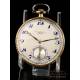 Precioso Reloj de Bolsillo Antiguo Ultrafino Paul Ditisheim. Oro 18K. Suiza, Circa 1925
