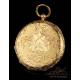 Antique 18K Gold Ladies Pocket Watch. M. Bolviller. France, Circa 1860